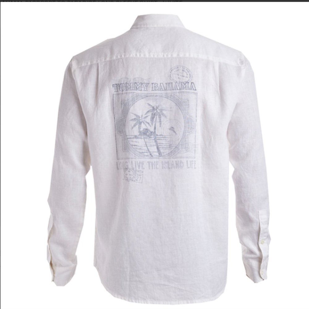 Tommy Bahama Linen Passport To Paradise Shirt